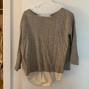 Club Monaco long sleeve sweater - wool and silk